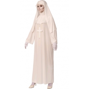 Nun Costume White - Womens Halloween Costumes